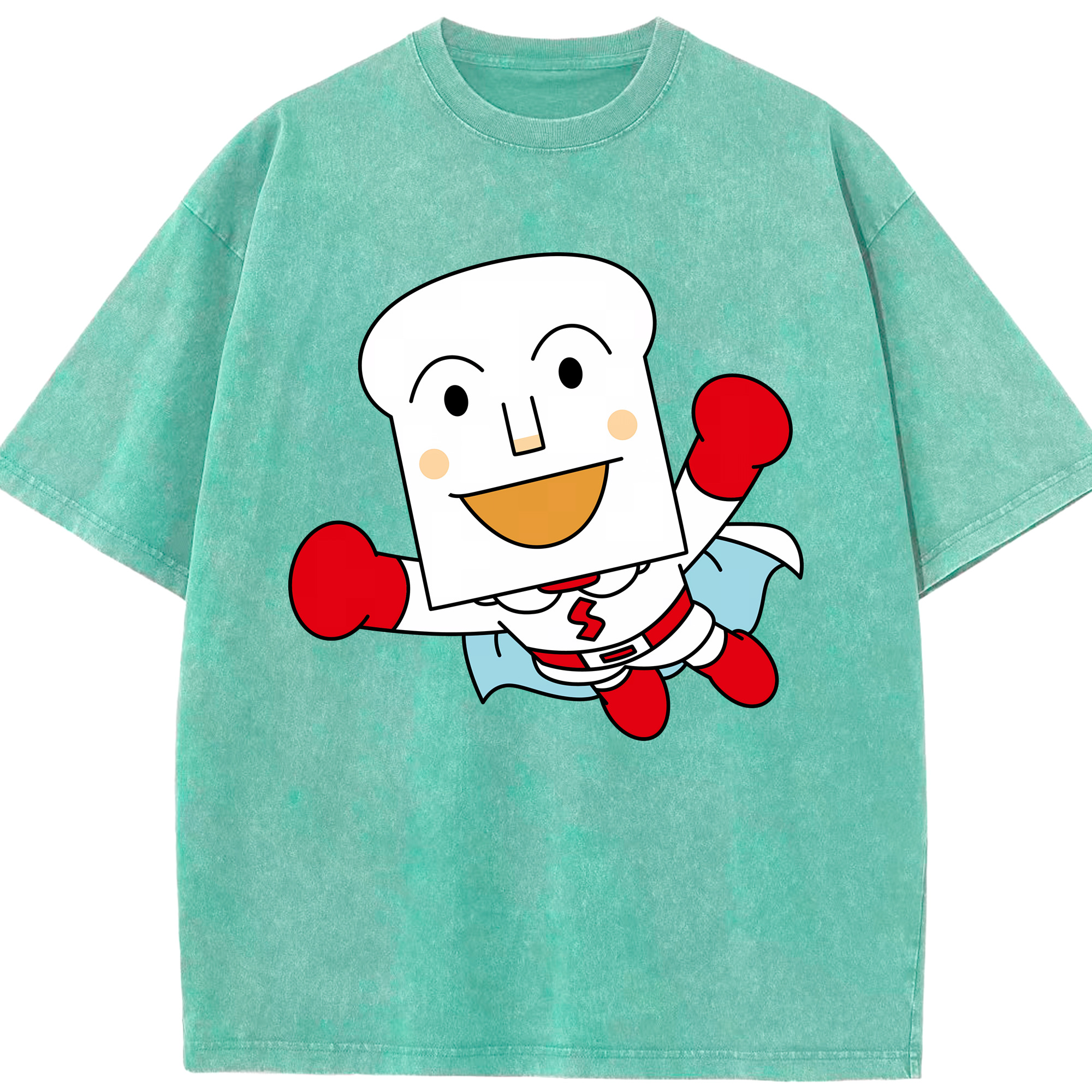 （画像用） アンパンマン Anpanman 綿100% ヴィンテージ風 半袖Tシャツ（フロントプリント）